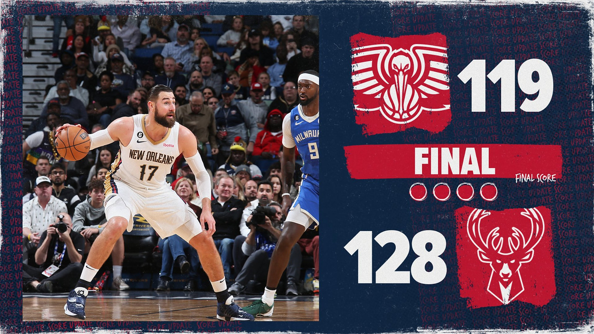 雄鹿击败鹈鹕，结束连败